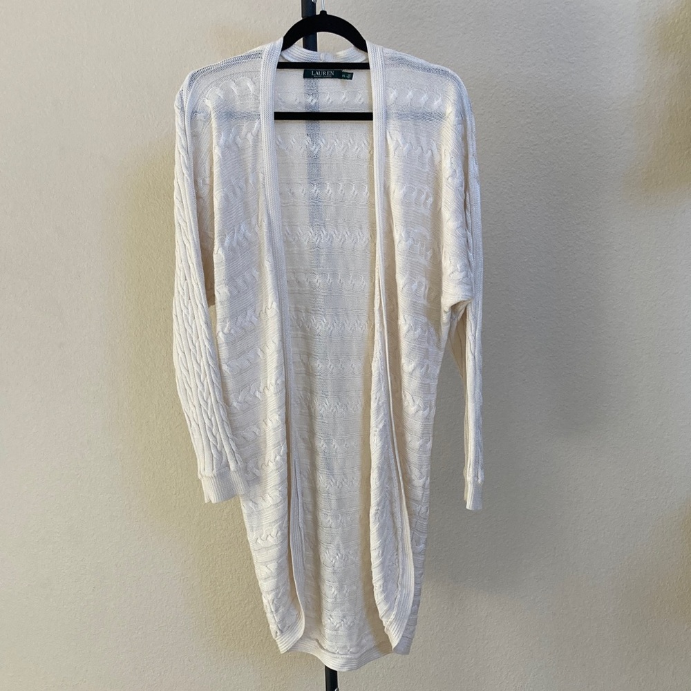 Ralph Lauren Cream Knit Cardigan